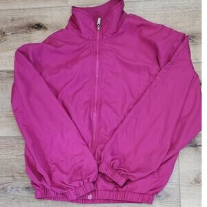 Vintage Bolle Sport Lined Fuchsia Workout Suit with pockets Womens Size Medium